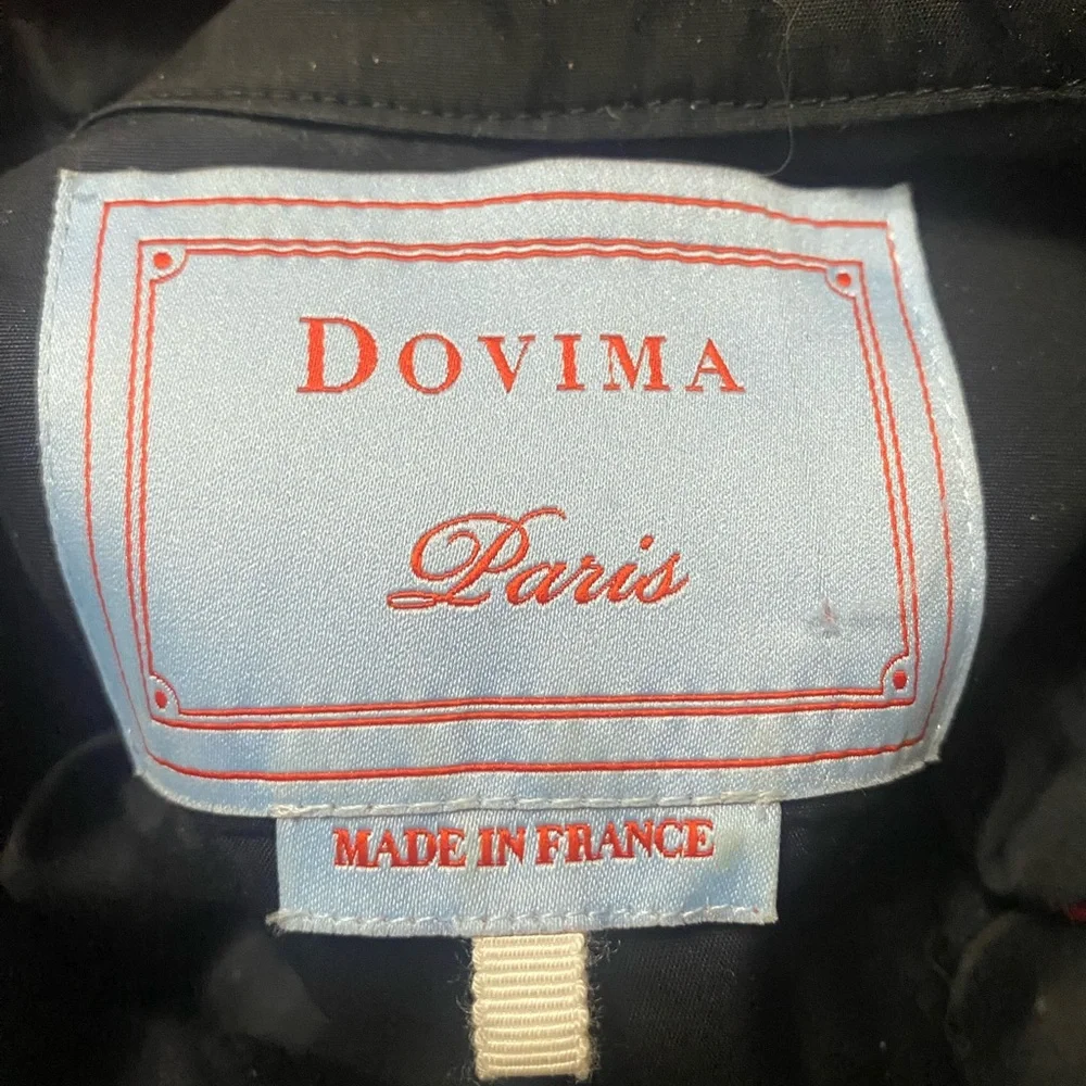 Dovima Paris Dress with Pink Trim and Bishop Sleeves - Picture 4 of 4